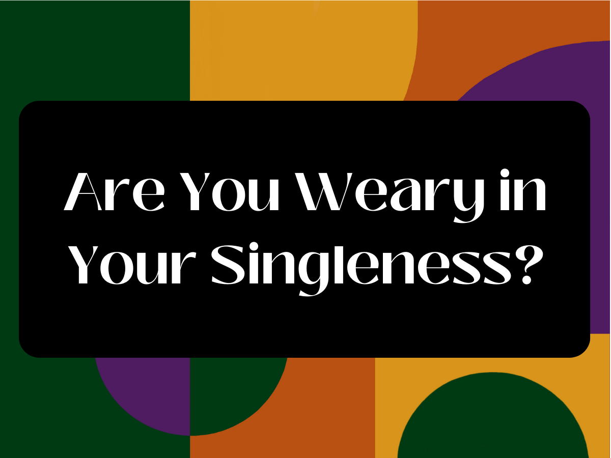 weary in singleness cover photo